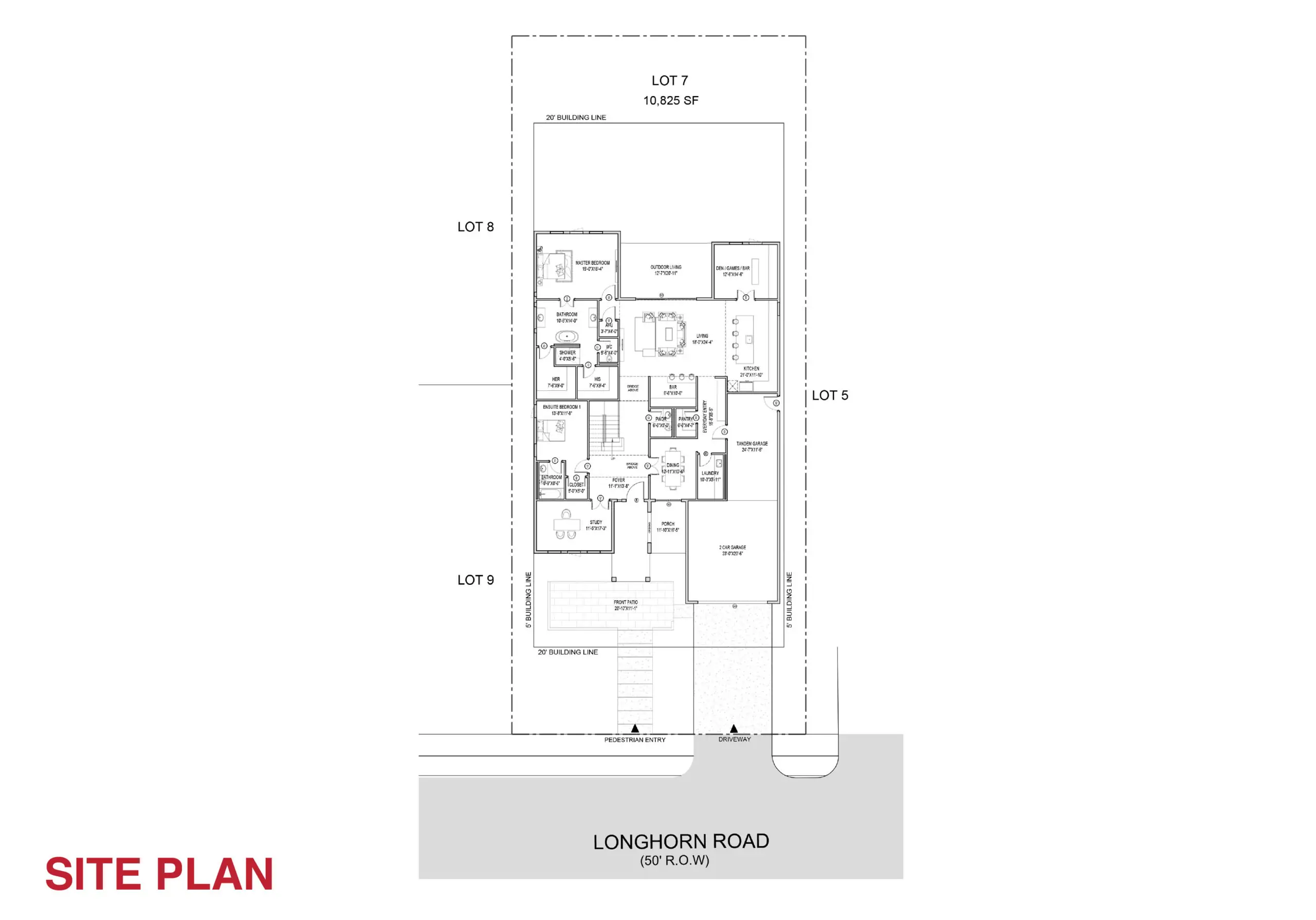 LOT 7 - ELIO 4871 SITE PLAN