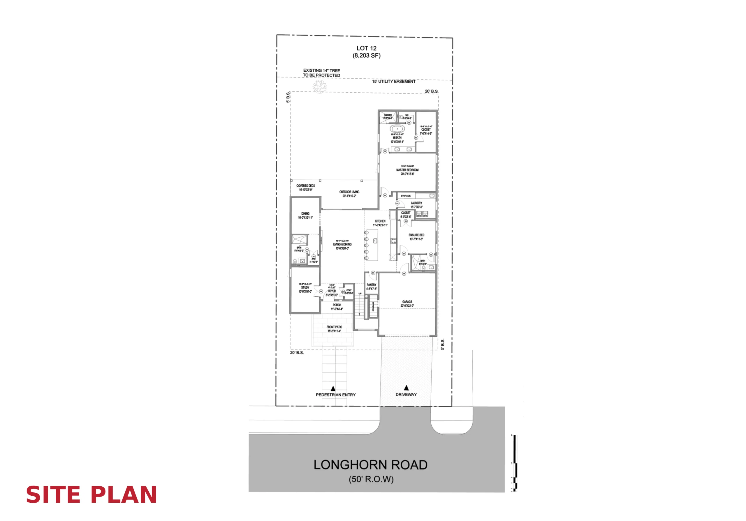 LOT 12 - SEINA 2 SPEC HOME SITE PLAN