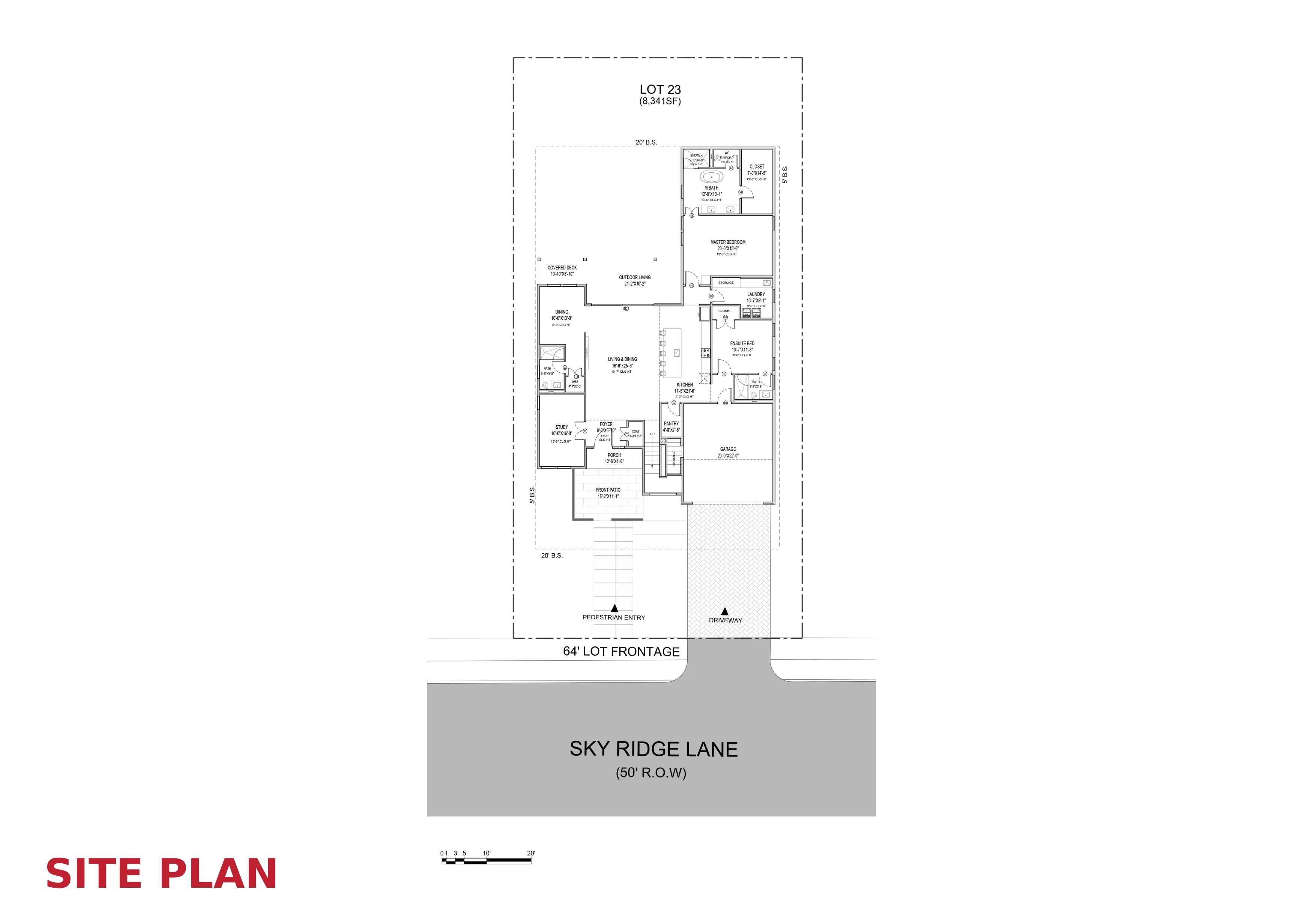 SITE PLAN LOT 23