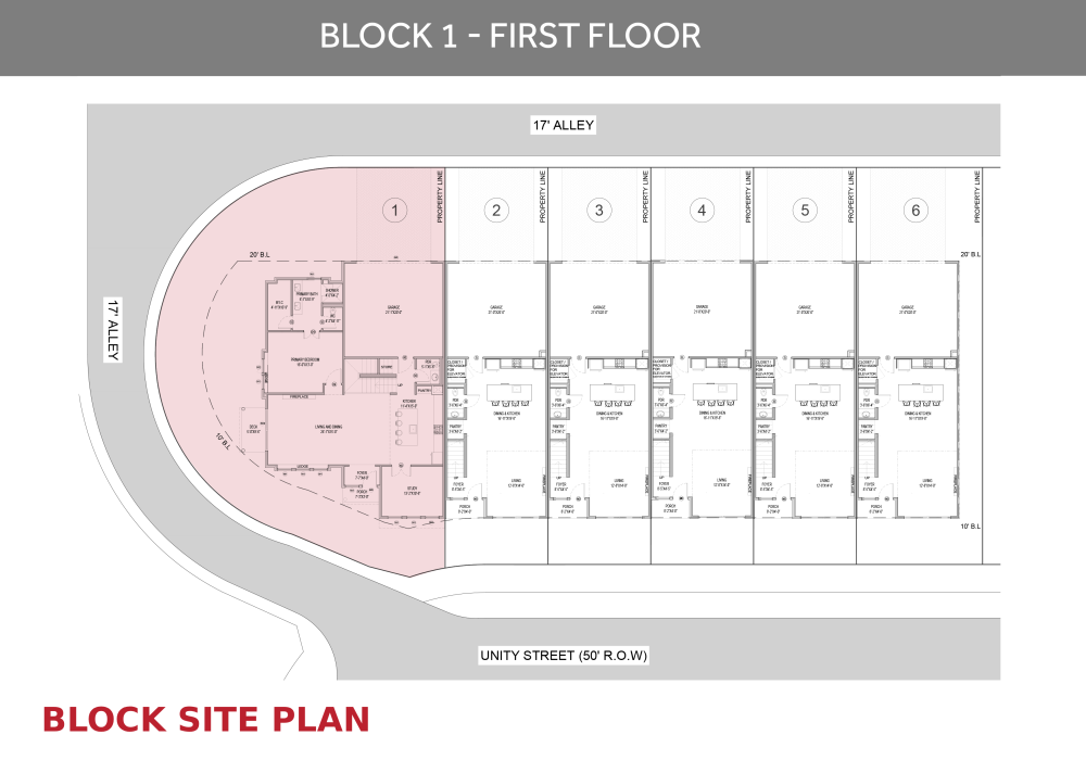 THE ROW - BLOCK RT1 - FIRST FLOOR